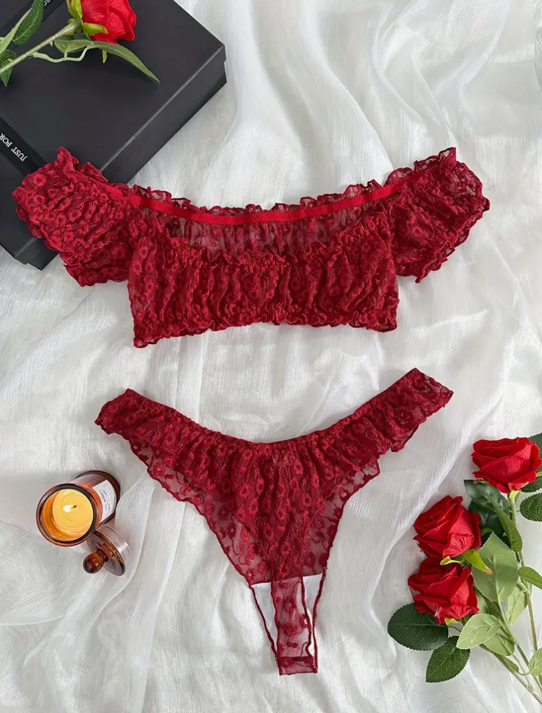 Crimson ruffle