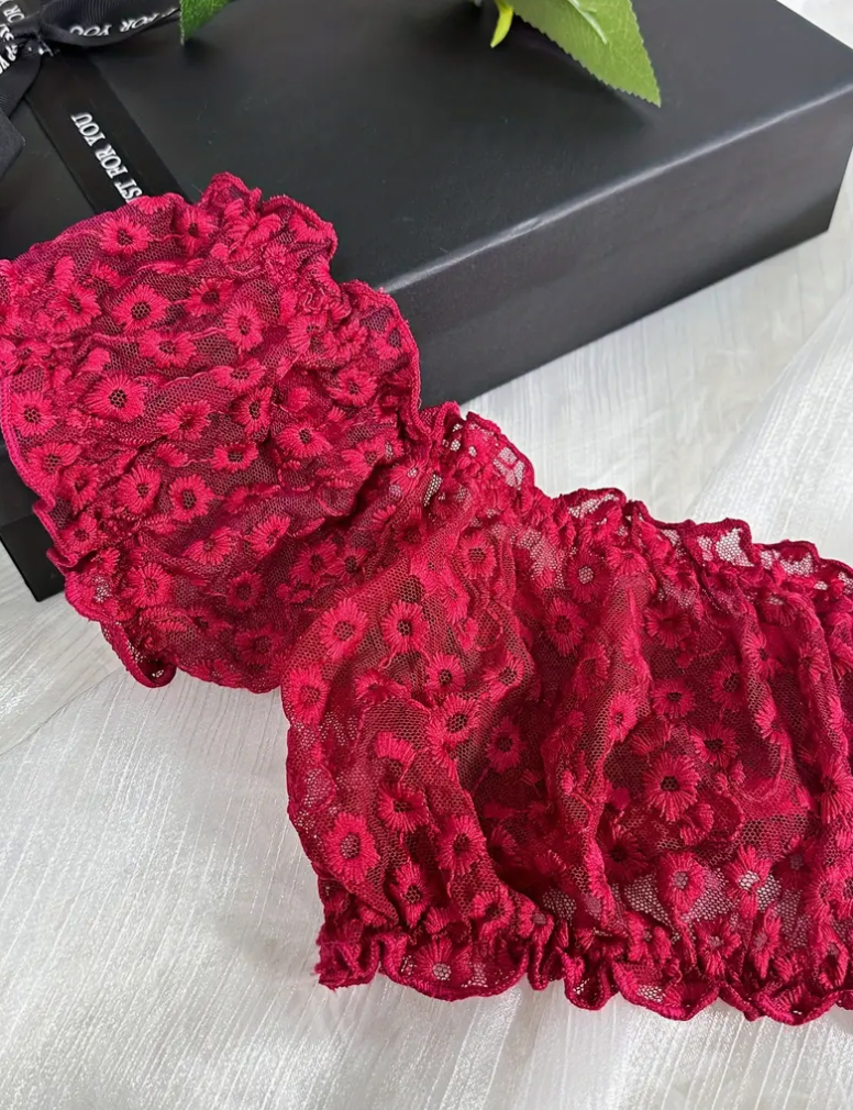 Crimson ruffle